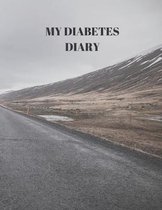 My Diabetes Diary: 90 PAGES OF 8.5 x 11 INCH DAILY RECORD OF YOUR DIABETES CONDITION