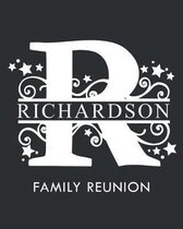 Richardson Family Reunion: Personalized Last Name Monogram Letter R Family Reunion Guest Book, Sign In Book (Family Reunion Keepsakes)