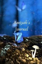 Amiyah's Journal: Personalized Lined Journal for Amiyah Diary Notebook 100 Pages, 6'' x 9'' (15.24 x 22.86 cm), Durable Soft Cover
