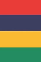 Mauritius Travel Journal - Mauritius Flag Notebook - Mauritian Flag Book: Unruled Blank Journey Diary, 110 page, Lined, 6x9 (15.2 x 22.9 cm)