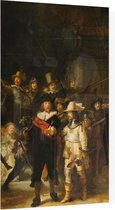 De Nachtwacht, Rembrandt van Rijn - Foto op Plexiglas - 40 x 60 cm