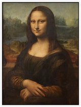 Mona Lisa, Leonardo da Vinci - Foto op Akoestisch paneel - 90 x 120 cm