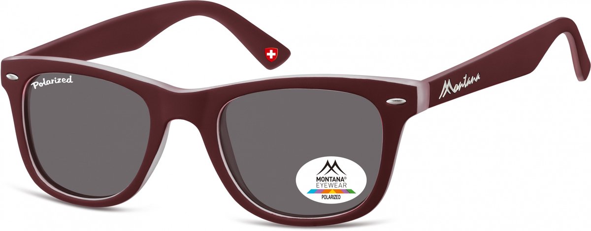 Montana By Sgb Zonnebril Unisex Rood (mp41)