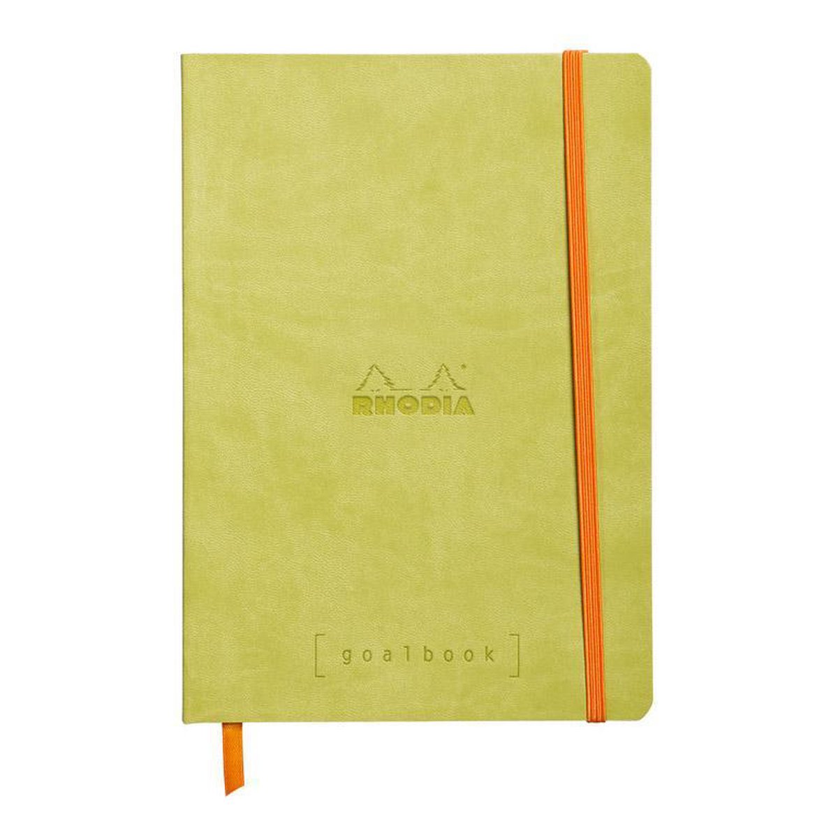 Rhodia Goalbook – Bullet Journal – A5 – 14,8x21cm – Softcover – Gestippeld – Dotted – Anijsgroen [Wit Papier]
