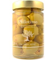 Groene olijven met knoflook Philotimo 300g