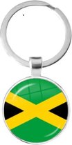 Akyol - Jamaica Sleutelhanger - Jamaica - degene die van Jamaica houden - Jamaica - vakantie - zuid-Amerika - 2,5 x 2,5 CM