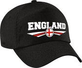 Engeland / England landen pet zwart kinderen - Engeland / England baseball cap - EK / WK / Olympische spelen outfit