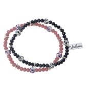 Juleeze Armband Dames Meerkleurig Kunststof Rond Armbandjes Sieraden Dames