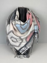Vierkante sjaal winter 110 x 110