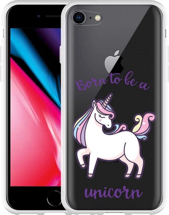 سيليسيا Coque iPhone 8 Born pour être une Unicorn | bol.com
