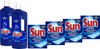 Sun zout vaatwasser vaatwaszout 4x 1kg + Sun glansspoelmiddel 2x 750ml