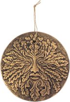 Green Man ornament van terracotta