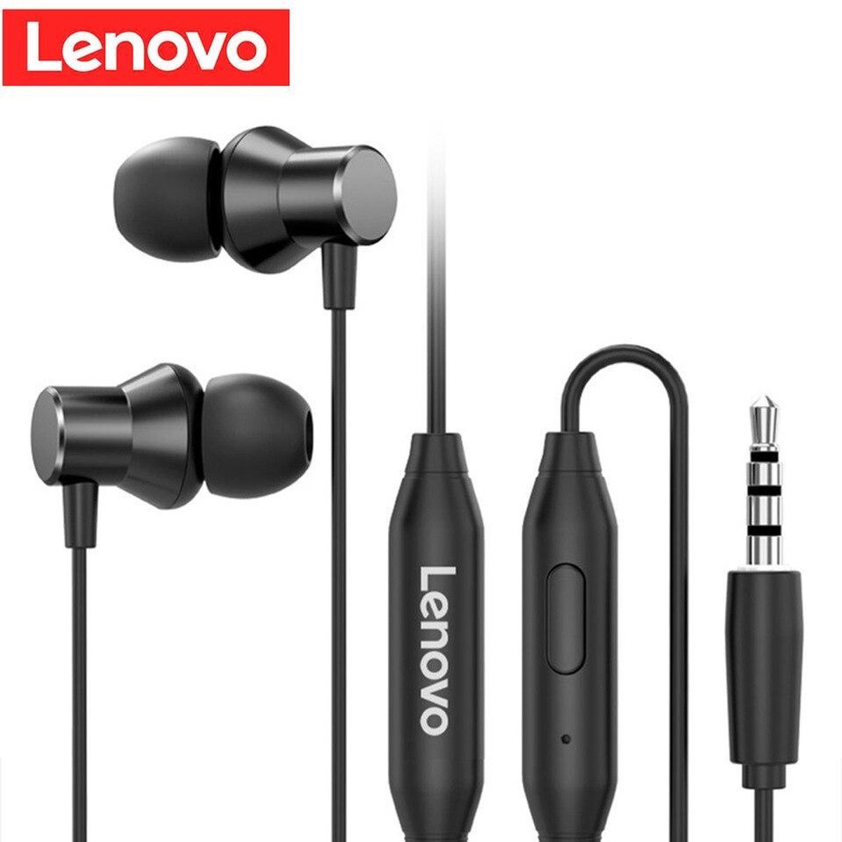 Lenovo Bass In-Ear Earphone Headphones 3.5mm Jack - HF130