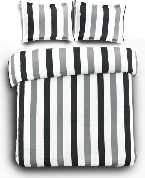 Dubbel Dekbed Set 200x200cm Wit Hart 3D Gedrukt Patroon Ultra Zachte Microfiber Beddengoed Sets Inclusief 1 Dekbedovertrek 2 Kussenslopen 50x75cm, Geschikt voor Mannen en Vrouwen