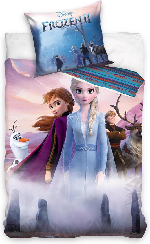 Frozen 2 Dekbedovertrek Journey - Eenpersoons - 140x200 cm - Multi | bol.com