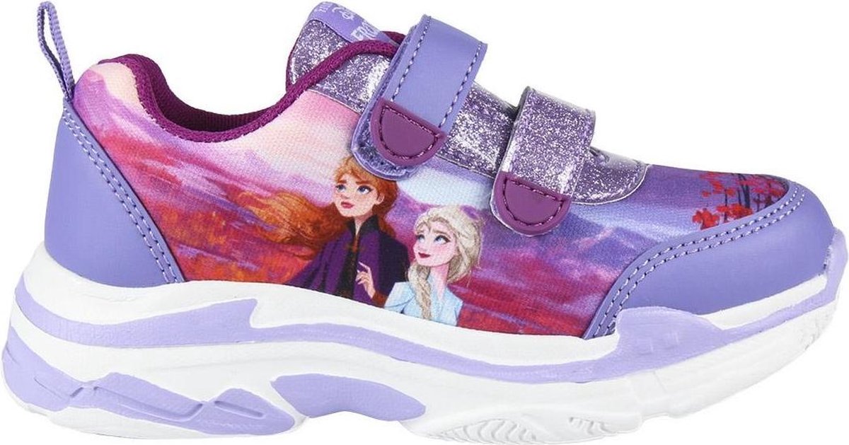 Disney Frozen 2 schoenen sneakers paars glitter meisjes maat 26 bij Elsa &  Anna... | bol.com