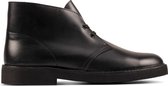 Clarks Heren Desert Boot 2 - Blk HiShine Lea - Maat 42
