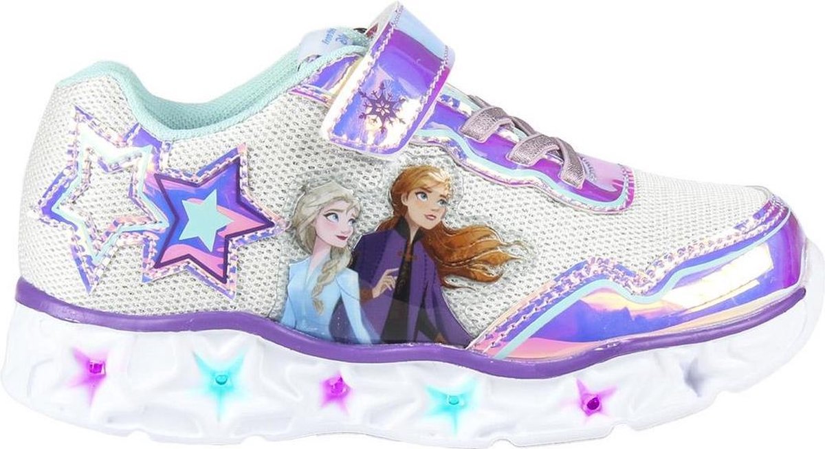 Disney Frozen Rose Light Up Bébé/Bambin Chaussures/Baskets Tailles Multiples NEUF! 
