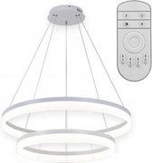 Mades Moderne Ronde Led Hanglamp Met Afstandsbediening