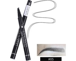 Handaiyan Microblading Eyebrow Tattoo Pen | Waterproof Tattoo Wenkbrauw Pen |Wenkbrauwpen | Kleur 5: Zwart