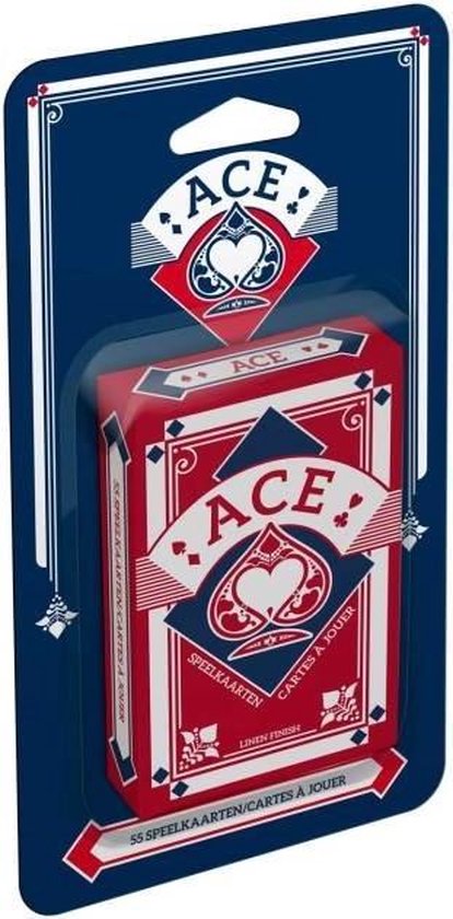 Afbeelding van het spel Ace Speelkaarten Franse Voorkanten Rood