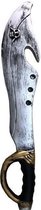 Partychimp Piratenzwaard Halloween - 40 cm - Zilver/goud/bruin