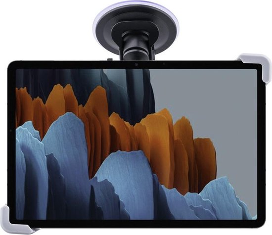 voeden Maar Slepen Shop4 - Samsung Galaxy Tab S7 Autohouder Raam Tablet Houder Zwart | bol.com