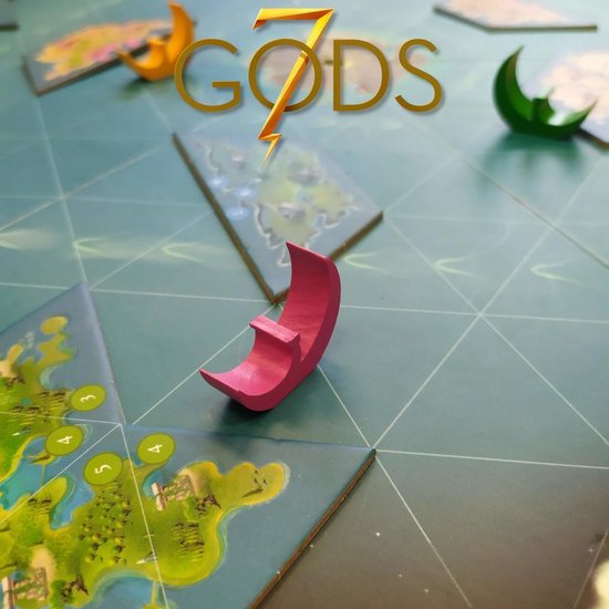 Thumbnail van een extra afbeelding van het spel 7 Gods - Bordspel