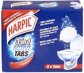 Harpic 3in1 Active Tabs 100% Ontkalking - 8 tabs