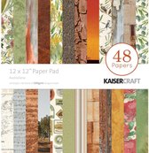 Kaisercraft Australiana Paper Pad 12"X12" 48/Pkg (PP236)