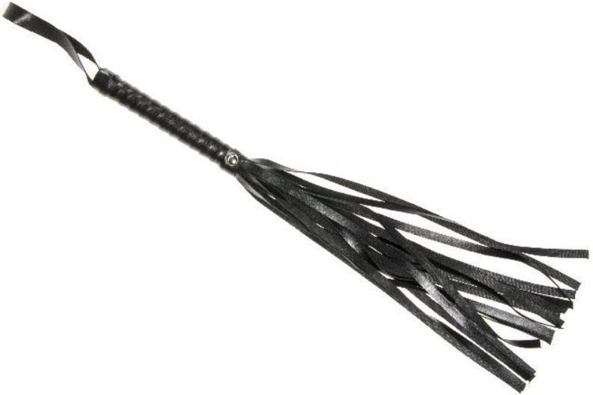 Goedkoopste Zweep leer op kaart 30X8CM - WHIP 50CM (ZW