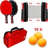 EdelSport – tafeltennisbatjes -Tafeltennis Set - pingpong set – Tafeltennisset - Compleet