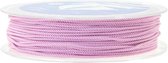 Twisted Nylon Koord (1 mm) Vintage Pink (15 Meter)