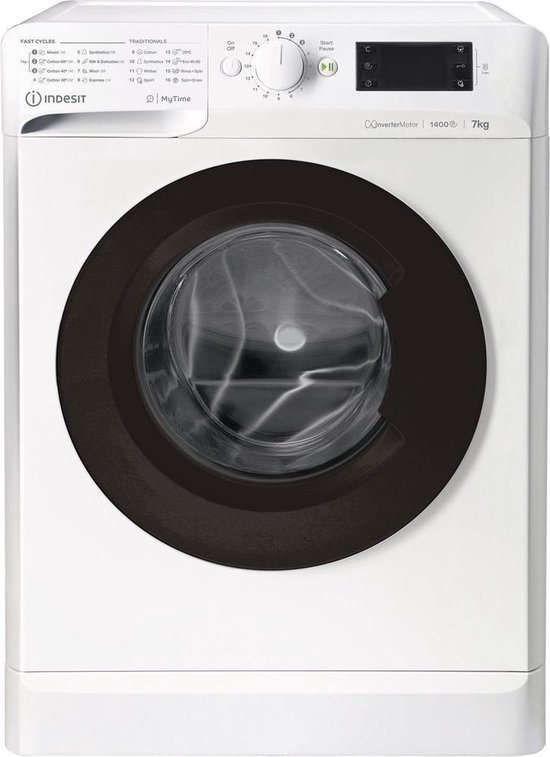 Wasmachine: Indesit vrijstaande wasmachine: 7,0 kg, van het merk Indesit