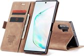 CASEME - Samsung Galaxy Note 10 Plus Retro Wallet Case - Bruin