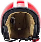 SOXON SP-302 RED Star alle ECE helmen goedgekeurd voor motor en scooter, XL, hoofdomtrek 61-62cm