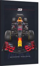 Max Verstappen (Red Bull Racing F1 2020) - Foto op Canvas - 100 x 150 cm
