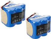 Deebot / Deepoo D6 en D7 Serie Ni-MH 3600mAh/6V Plus.Parts Accu's voor Ecovacs (2 Stuks)