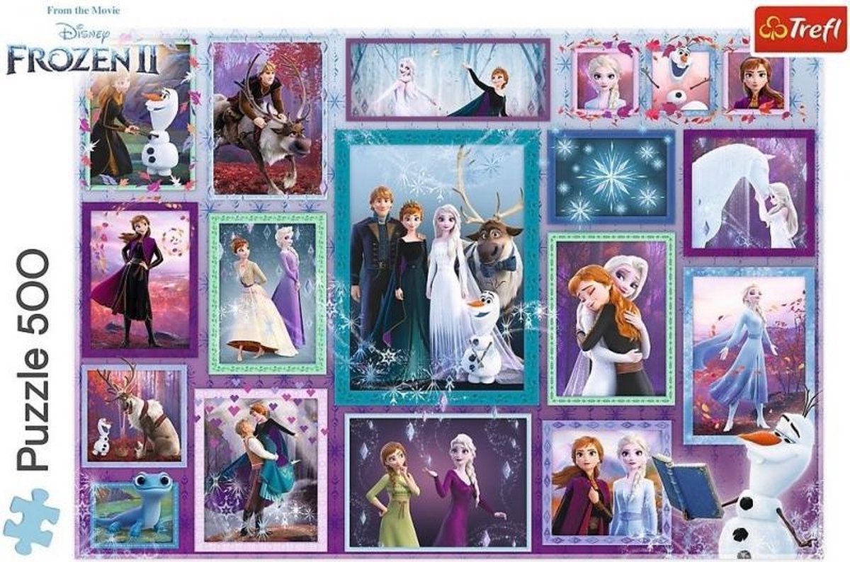 wonder Slank Normalisatie Frozen II puzzel 500 stukjes 8+ | bol.com