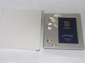 fotolijst, fotokader , fopspeen speld , verzilver , Henzo  foto 7x10cm