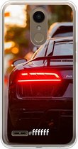 LG K10 (2018) Hoesje Transparant TPU Case - Audi R8 Back #ffffff
