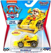 Paw Patrol Die cast ready race rescue voertuig - Rubble - 7 cm