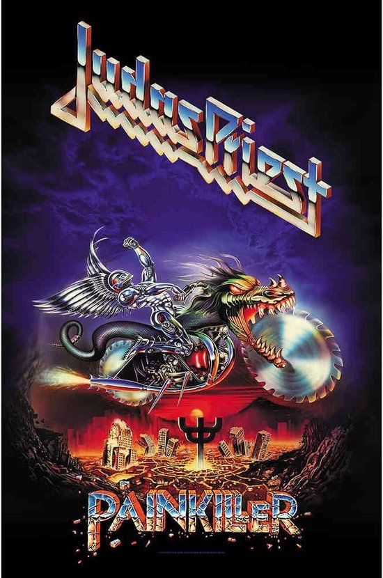 Judas Priest - Painkiller Textiel Poster - Multicolours