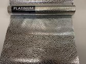 Platinum - vinylbehang - zilver print