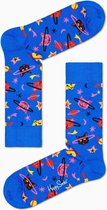 Happy Socks Heren sokken | Cat sok Blauw - Space Cat | Maat 41-46
