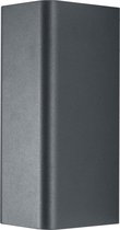wand- en plafondarmatuur LED: voor muur, ENDURA® STYLE UPDOWN MIDI / 14 W, 220…240 V, Warm White, 3000 K, materiaal behuizing: aluminium, IP44, 1-bundel