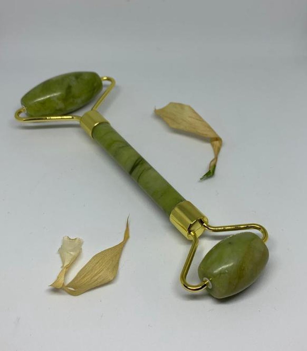 Jade Roller - Gezicht - Gua Sha - Rose Quartz - Gezichtsmassage