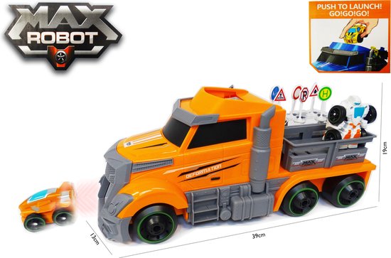 Schrijfmachine Ik heb een Engelse les gastheer Deformation Transformer vrachtwagen set speelgoed - Robot en auto 2in1 -  Robot Max -... | bol.com