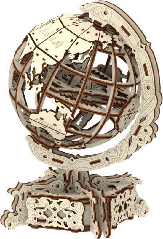 WOODEN.CITY World Globe Puzzle 3D 321 pièce(s) Sphérique