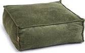 Chaise longue Design Lotte Velveti - Chat - Velours - Vert - 50x50x20 cm